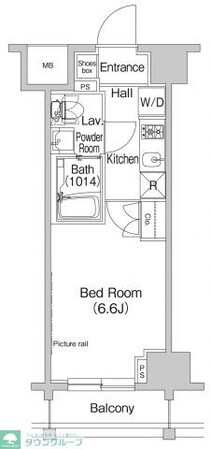 プラウドフラット富士見台の物件間取画像